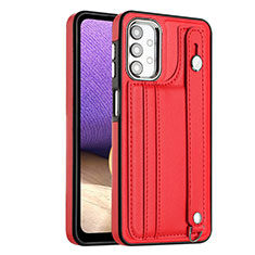 Custodia Lusso Pelle Cover YB1 per Samsung Galaxy A13 4G Rosso