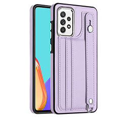 Custodia Lusso Pelle Cover YB1 per Samsung Galaxy A52 4G Viola