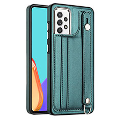 Custodia Lusso Pelle Cover YB1 per Samsung Galaxy A53 5G Verde