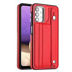 Custodia Lusso Pelle Cover YB1 per Samsung Galaxy M32 5G Rosso