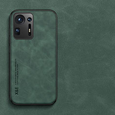 Custodia Lusso Pelle Cover YB1 per Xiaomi Mi Mix 4 5G Verde