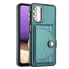 Custodia Lusso Pelle Cover YB2 per Samsung Galaxy A32 5G Verde