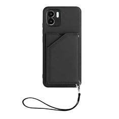 Custodia Lusso Pelle Cover YB2 per Xiaomi Redmi A1 Nero