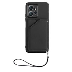 Custodia Lusso Pelle Cover YB2 per Xiaomi Redmi Note 12 4G Nero