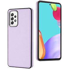 Custodia Lusso Pelle Cover YB3 per Samsung Galaxy A52 5G Viola