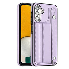 Custodia Lusso Pelle Cover YB4 per Samsung Galaxy A14 4G Viola