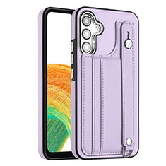 Custodia Lusso Pelle Cover YB4 per Samsung Galaxy A34 5G Viola