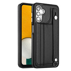 Custodia Lusso Pelle Cover YB4 per Samsung Galaxy Jump3 5G Nero