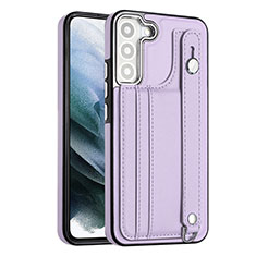 Custodia Lusso Pelle Cover YB4 per Samsung Galaxy S23 5G Viola