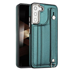 Custodia Lusso Pelle Cover YB4 per Samsung Galaxy S24 5G Verde