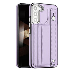 Custodia Lusso Pelle Cover YB4 per Samsung Galaxy S24 5G Viola