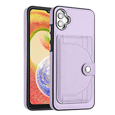 Custodia Lusso Pelle Cover YB5 per Samsung Galaxy A04E Viola