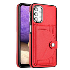 Custodia Lusso Pelle Cover YB5 per Samsung Galaxy A23 4G Rosso