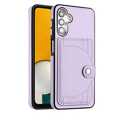 Custodia Lusso Pelle Cover YB5 per Samsung Galaxy Jump3 5G Viola