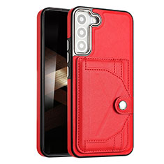 Custodia Lusso Pelle Cover YB5 per Samsung Galaxy S24 5G Rosso