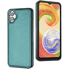 Custodia Lusso Pelle Cover YB6 per Samsung Galaxy F04 Verde