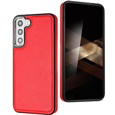 Custodia Lusso Pelle Cover YB6 per Samsung Galaxy S25 5G Rosso