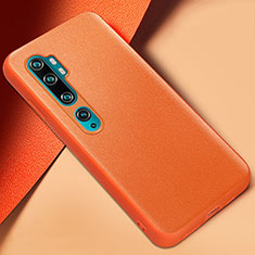 Custodia Lusso Pelle Cover Z02 per Xiaomi Mi Note 10 Pro Arancione