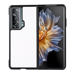 Custodia Lusso Pelle e Plastica Opaca Cover BH1 per Huawei Honor Magic Vs Ultimate 5G Bianco