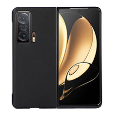 Custodia Lusso Pelle e Plastica Opaca Cover BH8 per Huawei Honor Magic V 5G Nero