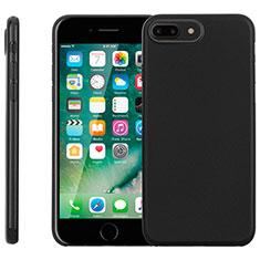 Custodia Morbida Silicone Lucido T11 per Apple iPhone 8 Plus Nero