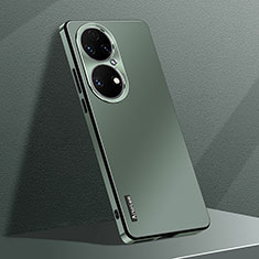 Custodia Plastica Rigida Cover Opaca AT1 per Huawei P50 Verde