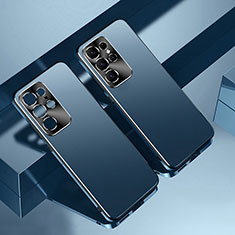 Custodia Plastica Rigida Cover Opaca AT1 per Samsung Galaxy S21 Ultra 5G Blu