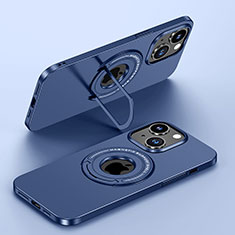 Custodia Plastica Rigida Cover Opaca con Mag-Safe Magnetic JB1 per Apple iPhone 14 Blu