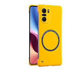 Custodia Plastica Rigida Cover Opaca con Mag-Safe Magnetic per Xiaomi Mi 11X 5G Giallo