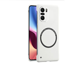 Custodia Plastica Rigida Cover Opaca con Mag-Safe Magnetic per Xiaomi Mi 11X Pro 5G Bianco