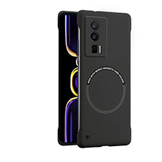 Custodia Plastica Rigida Cover Opaca con Mag-Safe Magnetic per Xiaomi Poco F5 Pro 5G Nero