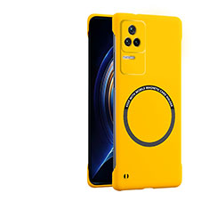 Custodia Plastica Rigida Cover Opaca con Mag-Safe Magnetic per Xiaomi Redmi K50 5G Giallo