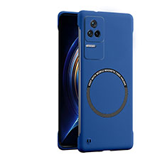 Custodia Plastica Rigida Cover Opaca con Mag-Safe Magnetic per Xiaomi Redmi K50 Pro 5G Blu