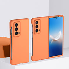 Custodia Plastica Rigida Cover Opaca Fronte e Retro 360 Gradi BH1 per Huawei Honor Magic Vs2 5G Arancione