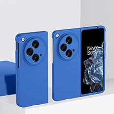 Custodia Plastica Rigida Cover Opaca Fronte e Retro 360 Gradi BH1 per OnePlus Open 5G Blu