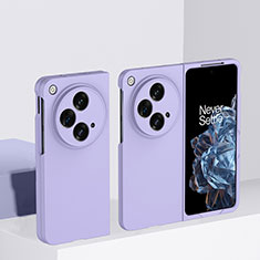 Custodia Plastica Rigida Cover Opaca Fronte e Retro 360 Gradi BH1 per OnePlus Open 5G Viola