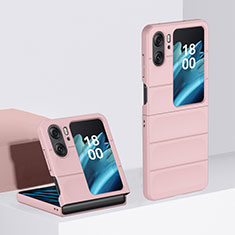 Custodia Plastica Rigida Cover Opaca Fronte e Retro 360 Gradi BH1 per Oppo Find N2 Flip 5G Rosa