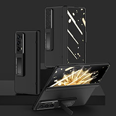 Custodia Plastica Rigida Cover Opaca Fronte e Retro 360 Gradi GK1 per Huawei Honor Magic V2 Ultimate 5G Nero