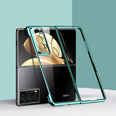 Custodia Plastica Rigida Cover Opaca Fronte e Retro 360 Gradi GK6 per Huawei Honor Magic V2 Ultimate 5G Verde