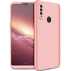 Custodia Plastica Rigida Cover Opaca Fronte e Retro 360 Gradi M01 per Oppo A31 Rosa