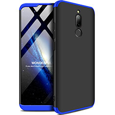 Custodia Plastica Rigida Cover Opaca Fronte e Retro 360 Gradi M01 per Xiaomi Redmi 8 Blu e Nero