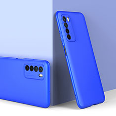 Custodia Plastica Rigida Cover Opaca Fronte e Retro 360 Gradi P01 per Huawei Honor Play4 5G Blu