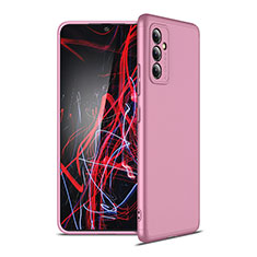 Custodia Plastica Rigida Cover Opaca Fronte e Retro 360 Gradi P01 per Samsung Galaxy A34 5G Oro Rosa