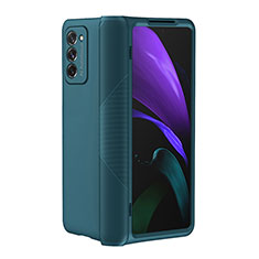 Custodia Plastica Rigida Cover Opaca Fronte e Retro 360 Gradi P05 per Samsung Galaxy Z Fold2 5G Verde