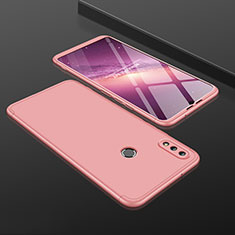 Custodia Plastica Rigida Cover Opaca Fronte e Retro 360 Gradi per Huawei Honor V10 Lite Oro Rosa