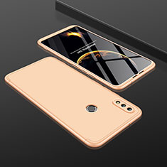 Custodia Plastica Rigida Cover Opaca Fronte e Retro 360 Gradi per Huawei Honor View 10 Lite Oro