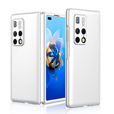 Custodia Plastica Rigida Cover Opaca Fronte e Retro 360 Gradi per Huawei Mate X2 Bianco