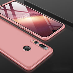 Custodia Plastica Rigida Cover Opaca Fronte e Retro 360 Gradi per Huawei P Smart+ Plus (2019) Oro Rosa