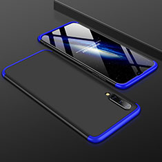 Custodia Plastica Rigida Cover Opaca Fronte e Retro 360 Gradi per Samsung Galaxy A50S Blu e Nero
