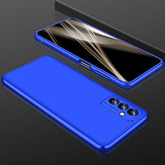 Custodia Plastica Rigida Cover Opaca Fronte e Retro 360 Gradi per Samsung Galaxy M34 5G Blu